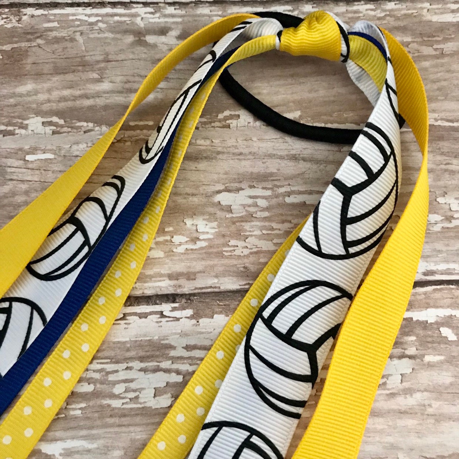 Volleyball Team Spirit Ribbon Ponies Volleyball Hair Ties Etsy.de