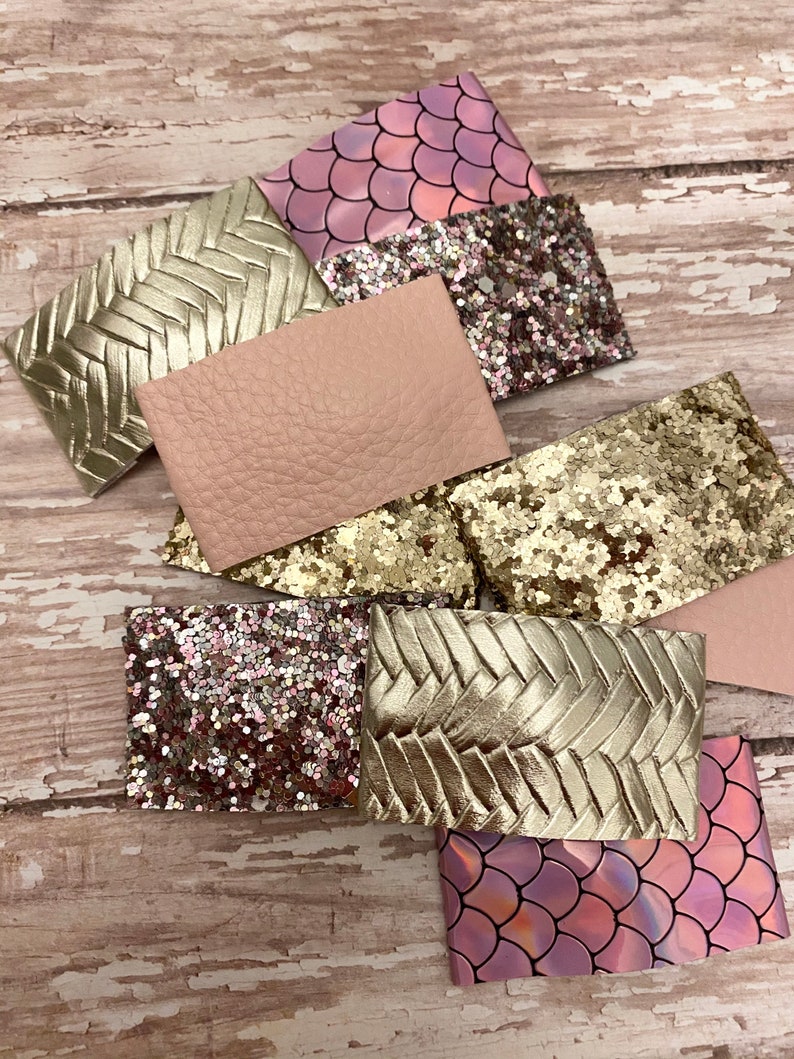 Faux Leather Snap Clips Faux Leather Hair Clips Toddler Etsy