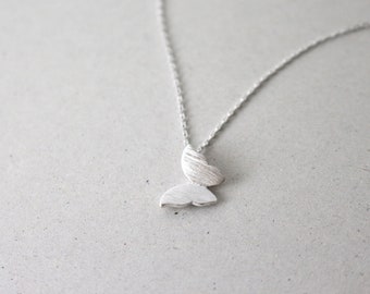 Silver Butterfly necklace, butterfly necklace