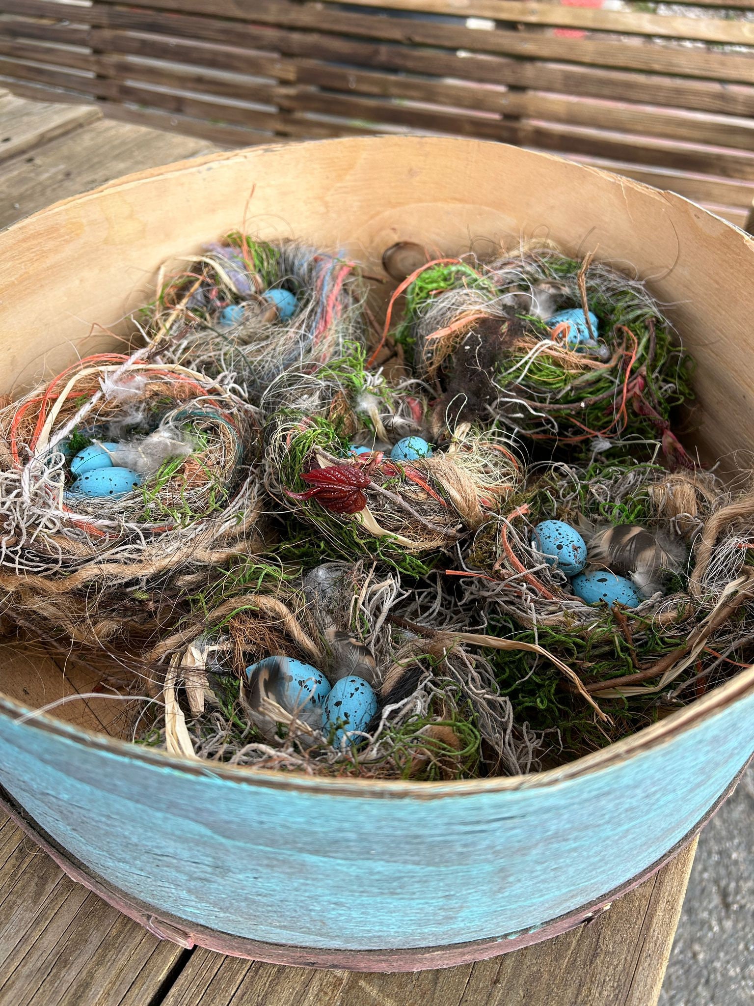 thumbnail image 2 of Nest For Crafts Geytetqi 16 PCS 7 Inch Artificial Bird , Handicraft Rattan Bird's Nest, Small Bird Nest, Bird's Nest Decorating Kit For Holiday, Table, Garden, DIY Terrarium Decor Bird Nests For Crafts 2 of 11