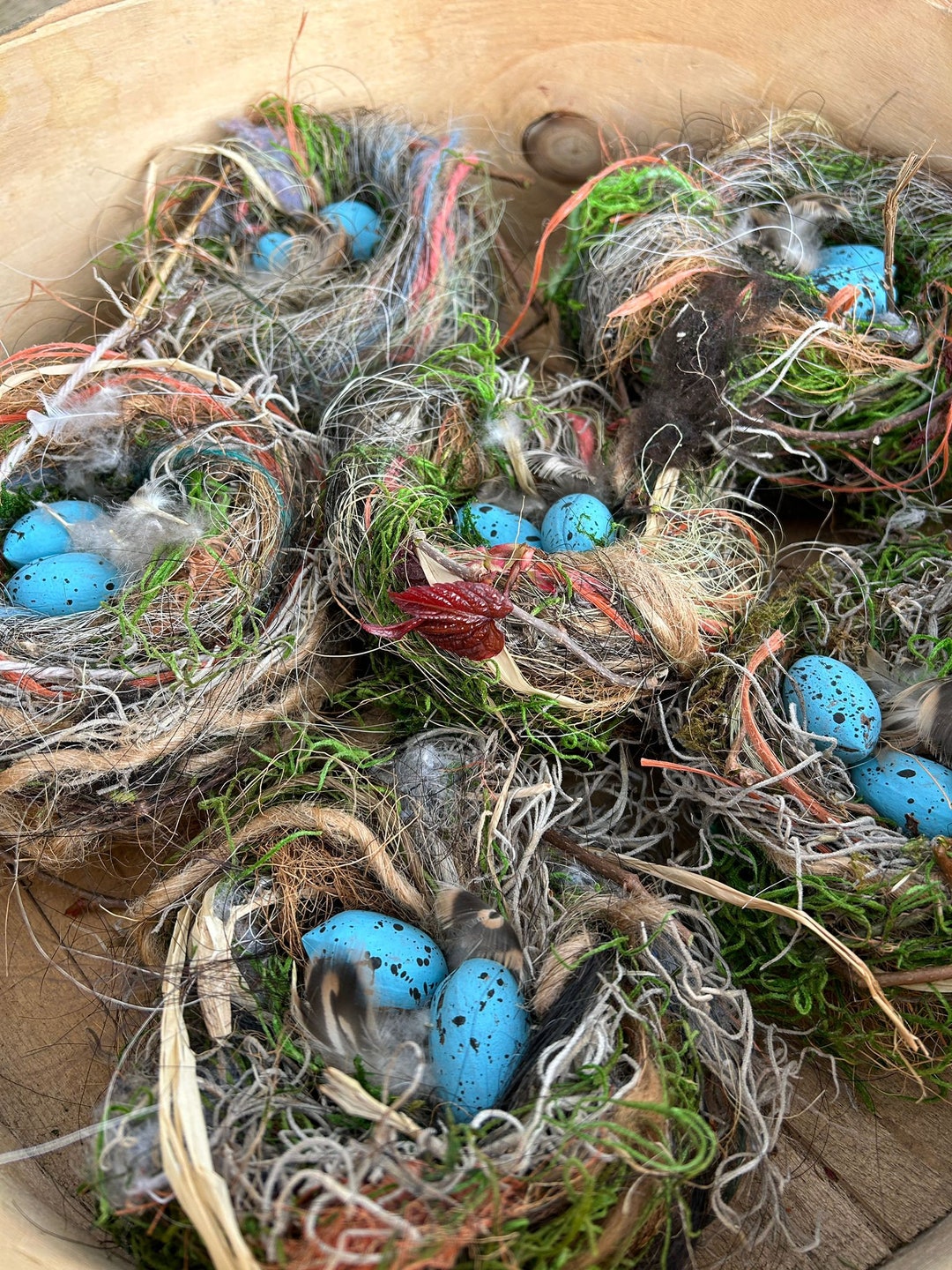 6 Handmade Birds Nests - Etsy