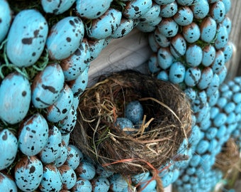 Blue Birds Eggs Pecan Wreath