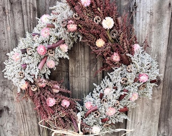 Square Rustic Farmhouse Wreath