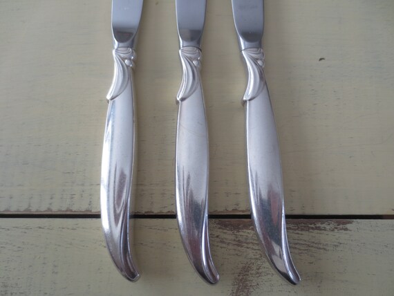 Vintage 1950/'s Rogers Cutlery Flair Pattern Service for 6 Persons 5 Piece Serving Total 30 pieces