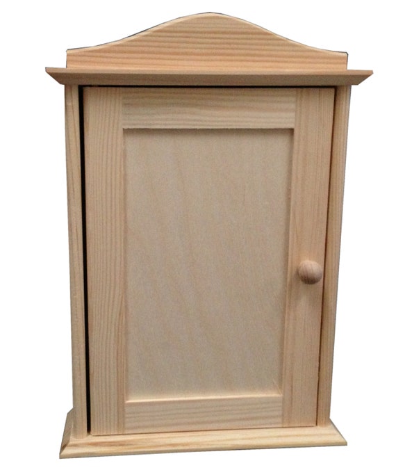 Gabinete de madera para llaves, armario, soporte para estante, caja de  almacenamiento, pared, artesanía de decoupage simple -  México