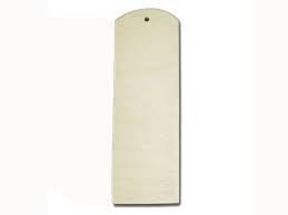 10x Wooden Bookmark Plain Unpainted Bookmarks Cut Outs Etsy