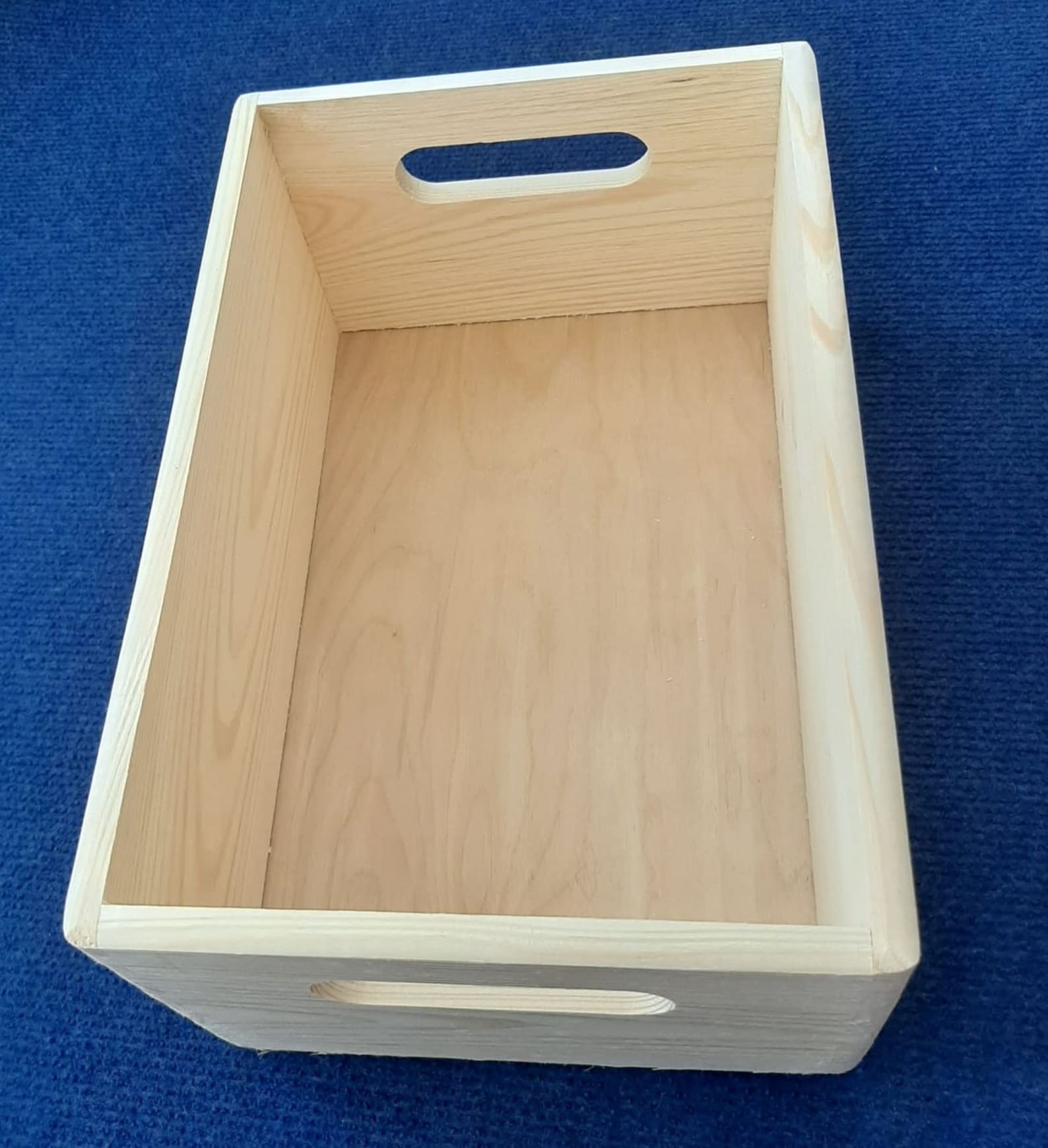 Anktily Boîte de rangement en bois inachevée avec 24 compartiments, vitrine, organisateur de chaussettes, boîte de rangement pour sous-vêtements, plateau d'exposition en bois pour bijoux, objets de