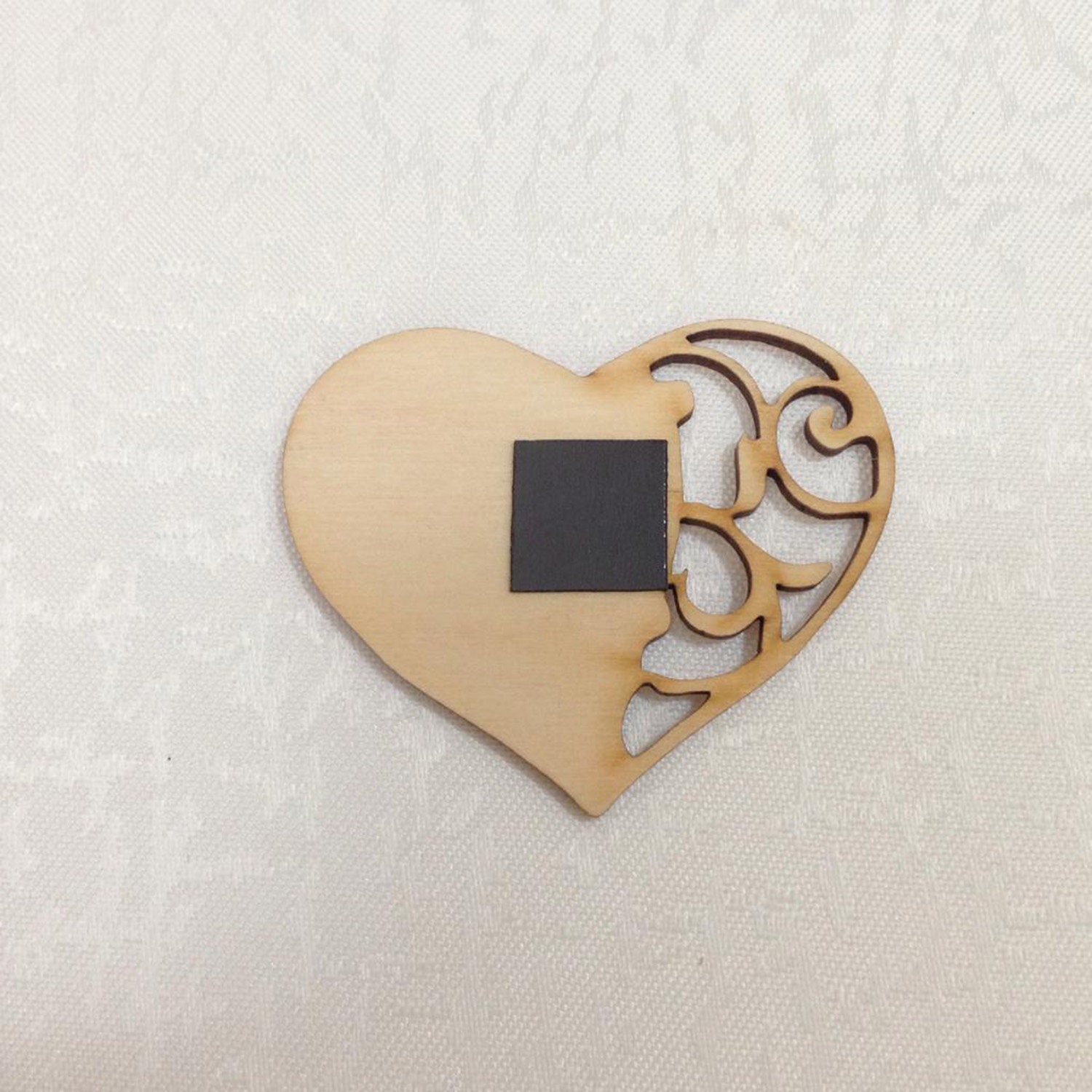 8 piezas de corazones de madera sin terminar con forma de corazón de madera  sin terminar, rebanadas en blanco, discos de corazón de San Valentín