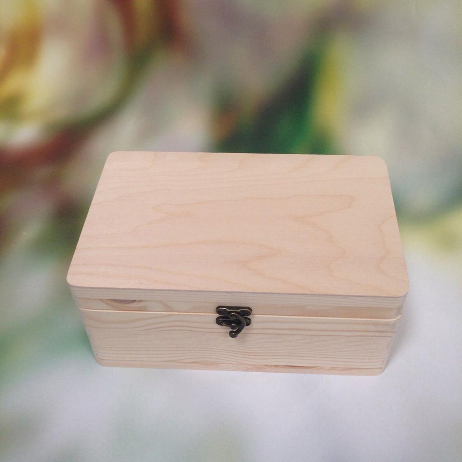 Small Wooden Box wooden Box With Clasp Christmas Eve Etsy UK