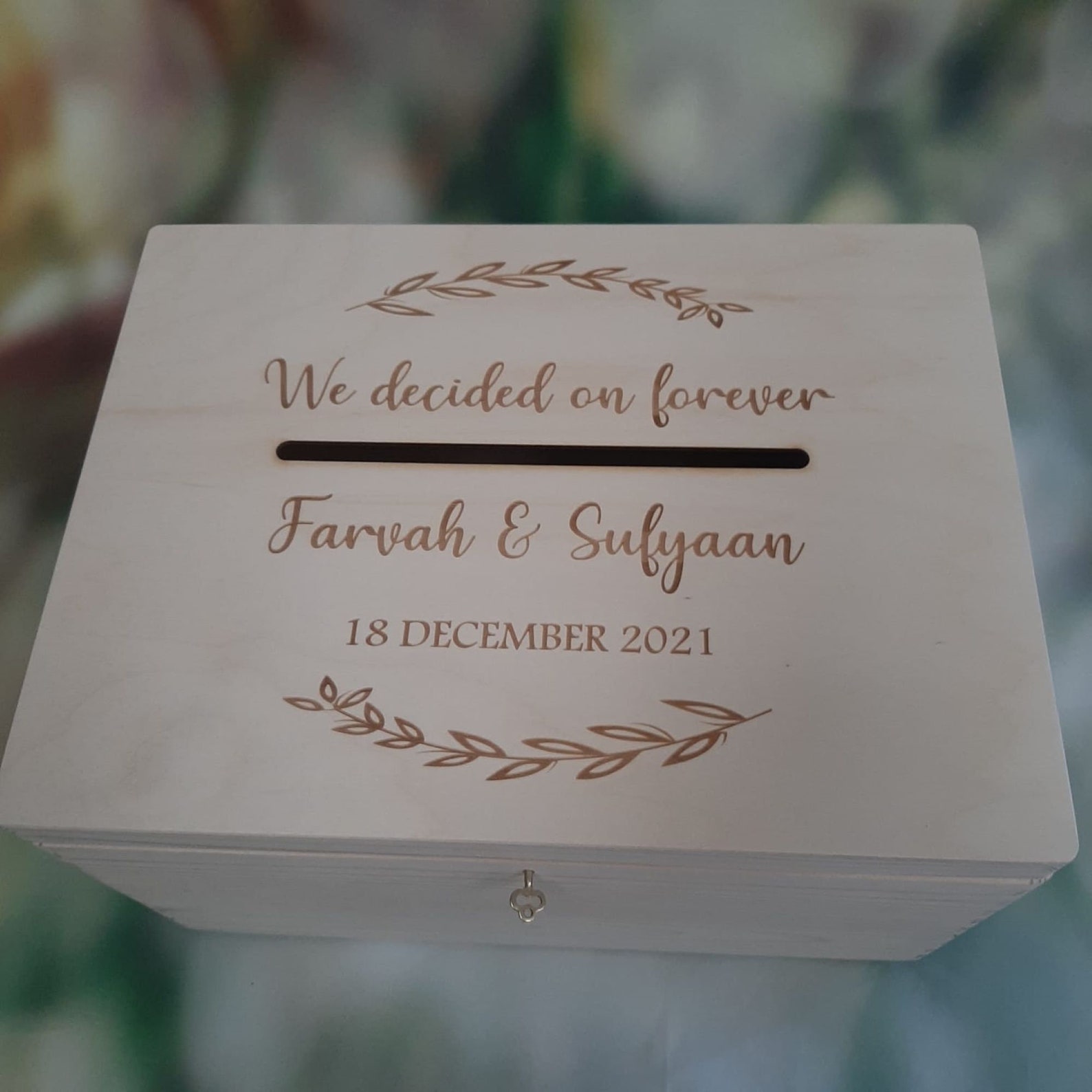 Large Lockable Wedding Card Box Funeral Card Box Etsy UK