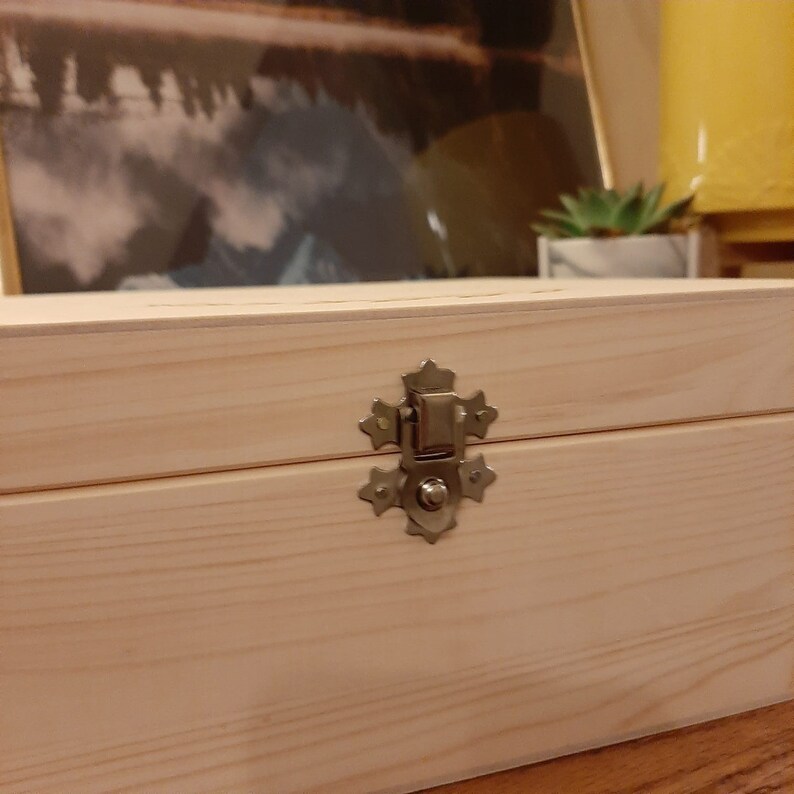 Wooden Unpainted Box Small Gift Box Christmas Eve Box Plain Etsy