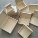 Various Wooden Blank Boxes - Bare Wooden Storage Box- Keepsake Personalised Jewellery Case- Unfinished Pine Chest Lidded Box - Add Your Text 