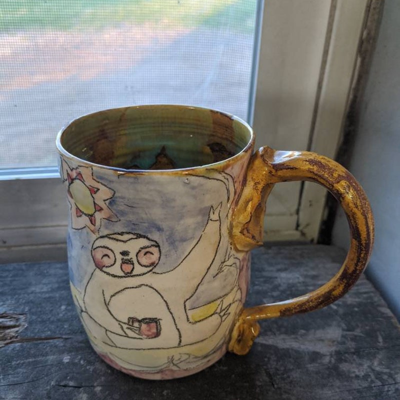 Sloth Tea Cup - Etsy