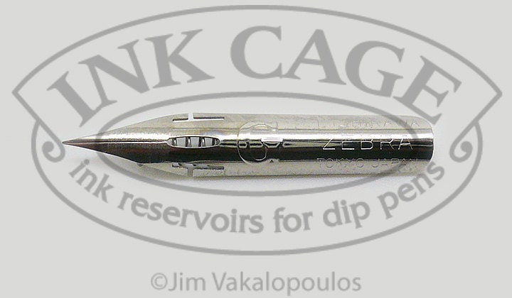 Zebra G pen nib with Ink Cage ™ ink reservoir. Art & Calligraphy dip …