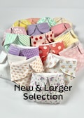 Single Doll Diapers: Pick your fabric, Adjustable waist, 10-14"