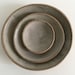 Misty Gray Stoneware Pottery Bowls. Rustic Ceramic Nesting Bowl Set of 3. Small Serving Bowls. Snack Bowls. Vermont Handbuilt Pottery 