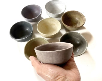 Small Pottery Bowl. Rice Bowl. Dessert & Snack Bowl. Succulent Pot. MADE TO ORDER. Handcrafted Stoneware Ceramics