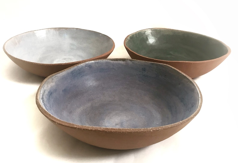 Pottery Serving Bowl. MADE TO ORDER. Salad Bowl. Fruit Bowl. Pasta Bowl. Handcrafted Ceramics. Multiple Colors. Mix and Match Tableware image 10