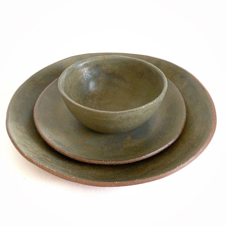 Pottery Bowl. READY TO SHIP. Hand-Built Ceramic Stoneware. Multiple Colors. Matte Glazed Tableware image 6