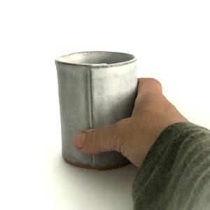 Handmade Stoneware Tumbler: Rustic Pottery Cup, 10 oz image 7