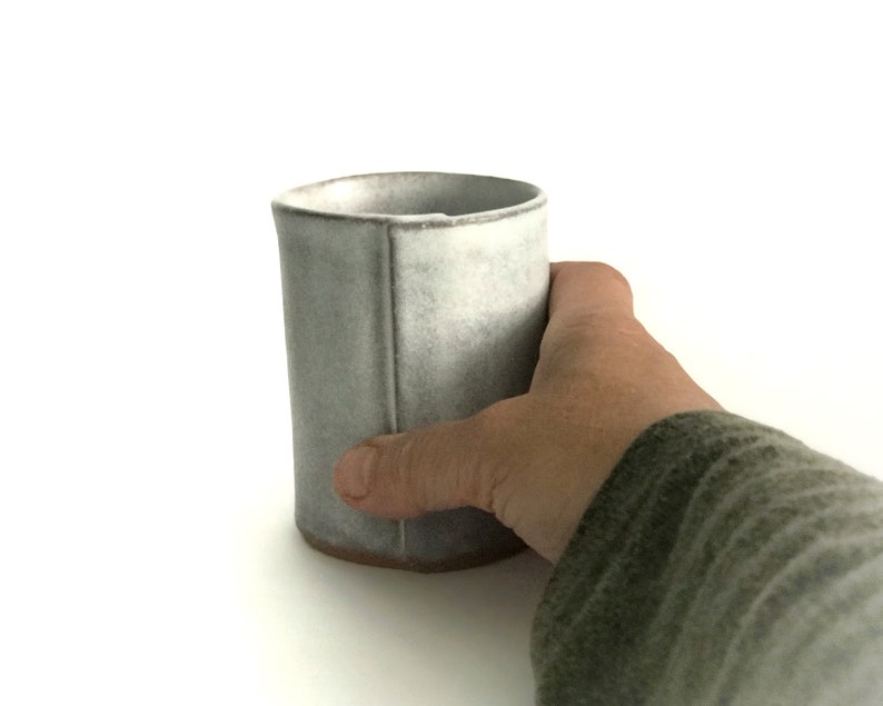 Handmade Stoneware Tumbler: Rustic Pottery Cup, 10 oz image 7