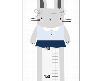 Bar for nursery - rabbit girl