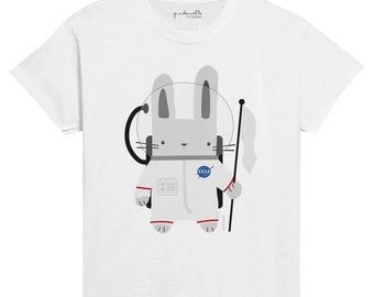 T-Shirt Hasenastronaut für Kinder