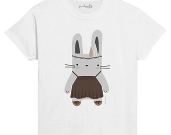 T-Shirt Indianerhasenmädchen für Kinder