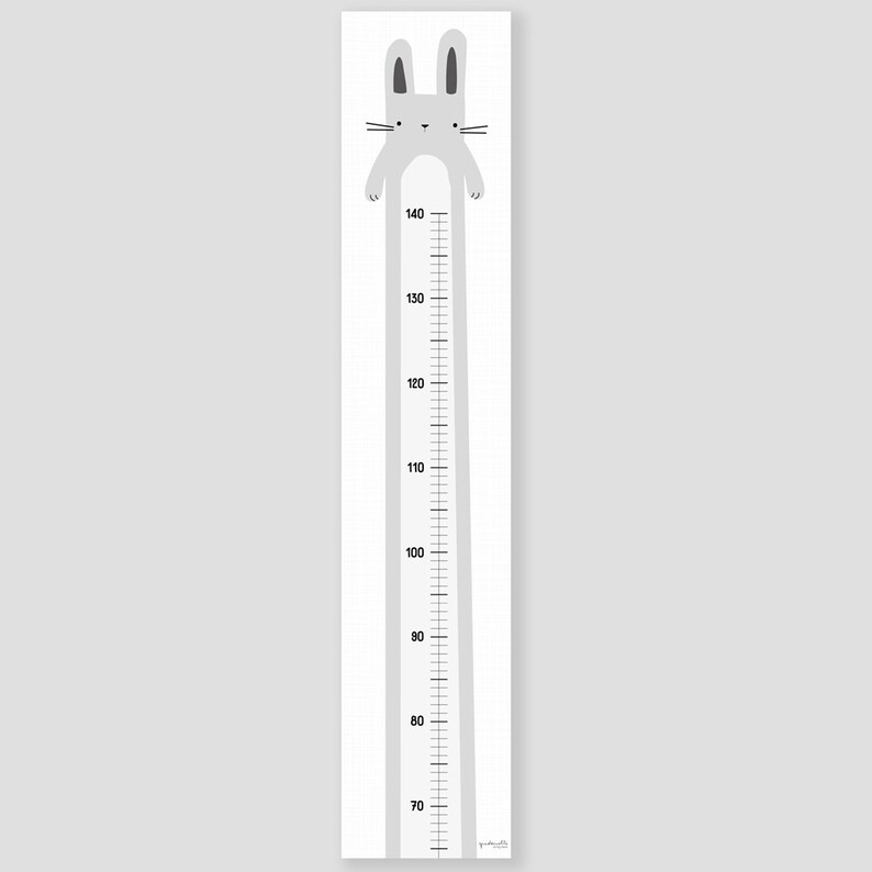 Luxus Messlatte Kinder Hase Messlatte für Kinder Hase Geschenk zur Geburt Grow Chart