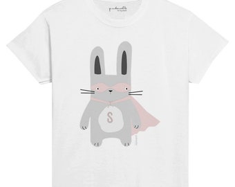 T-Shirt Superhasenmädchen für Kinder