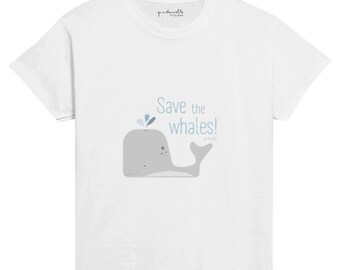 T-Shirt Save the whales für Kinder