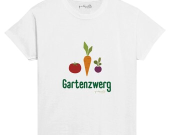 T-Shirt Gartenzwerg Gemüse für Kinder