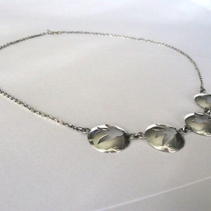 Birds necklace handmade all in sterling silver for women image 4