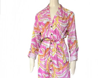 Vera for Anthropologie Confetti Midi Dress: 60s Cotton Summer Novelty