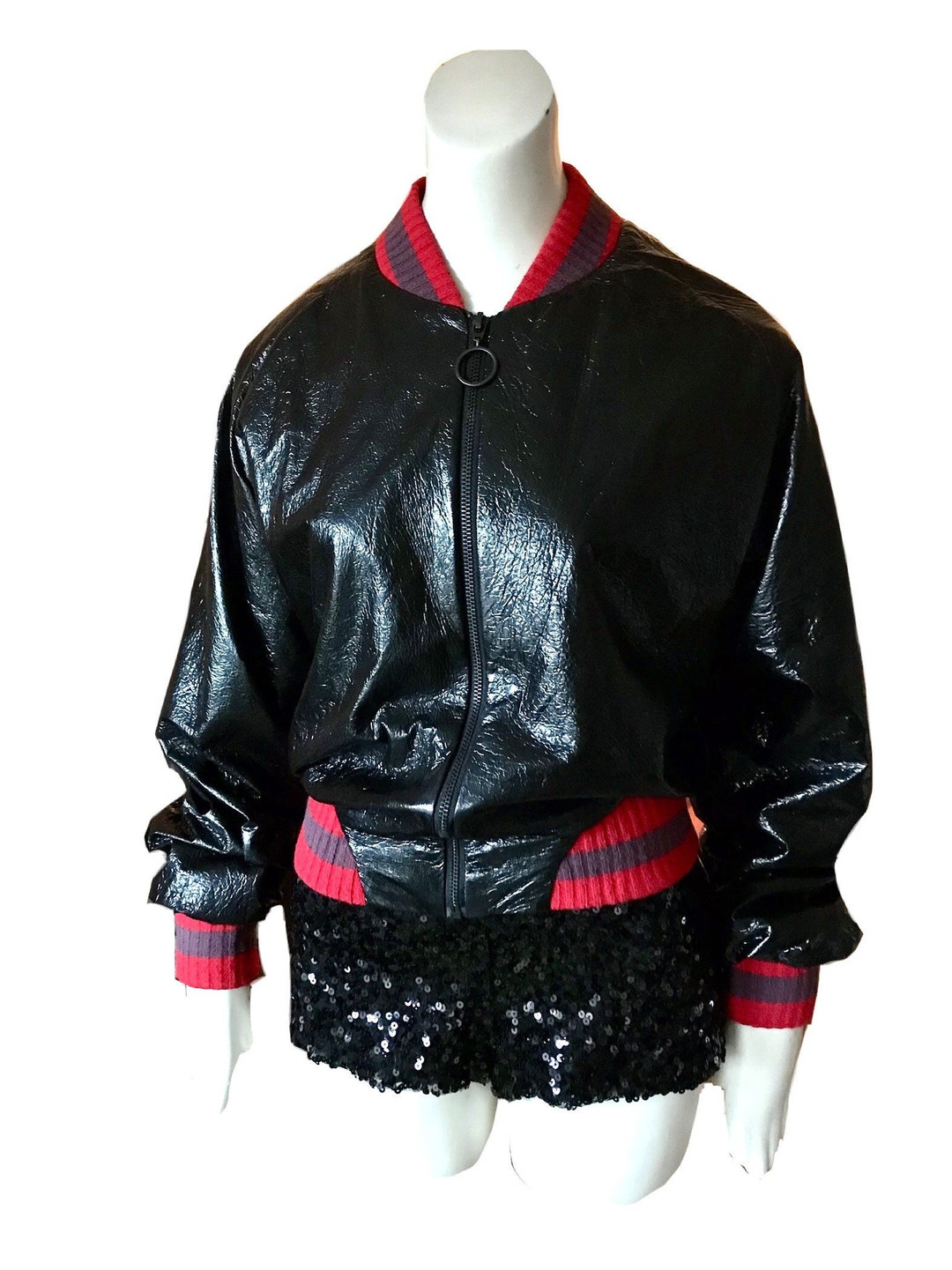 Bikerjacke Kunstleder Zara Lederjacke Bikerjacke Lederjacke Zara