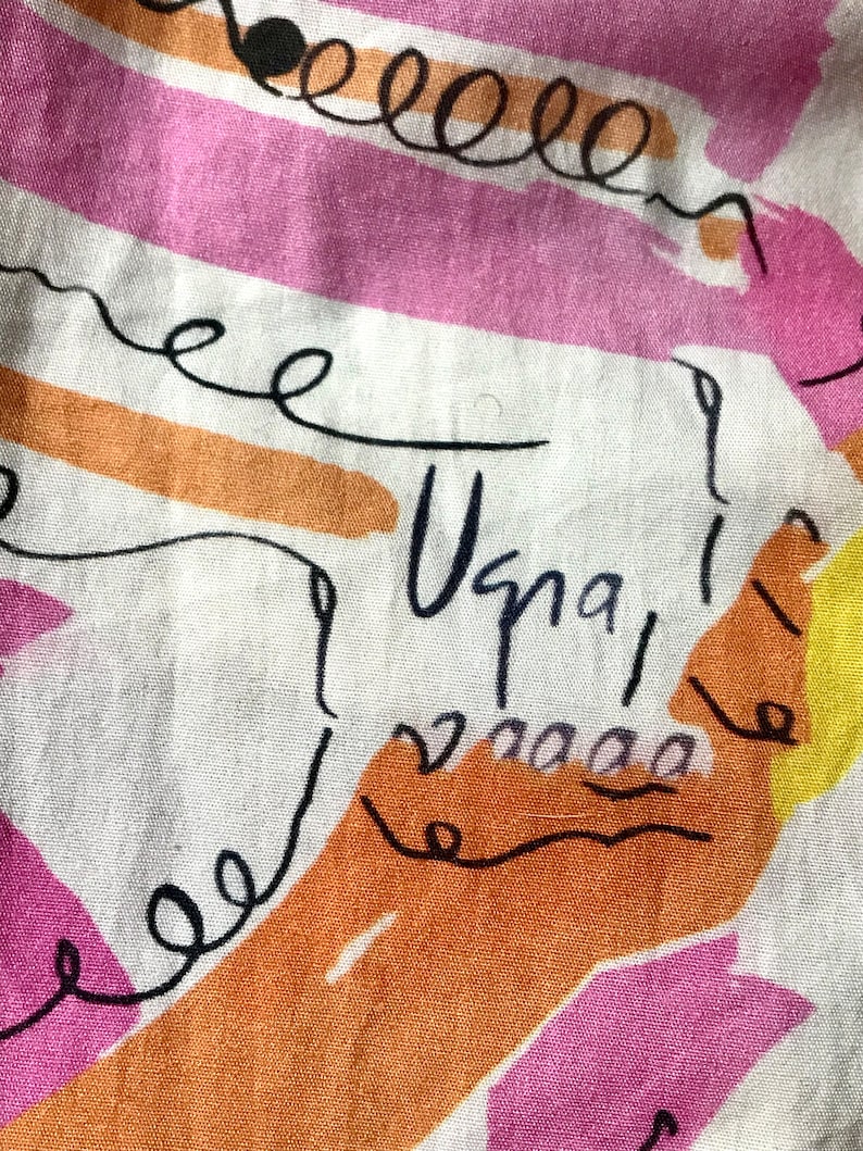 Vera for Anthropologieのコンフェッティミディドレス：60年代コットンサマーノベルティ 画像 4