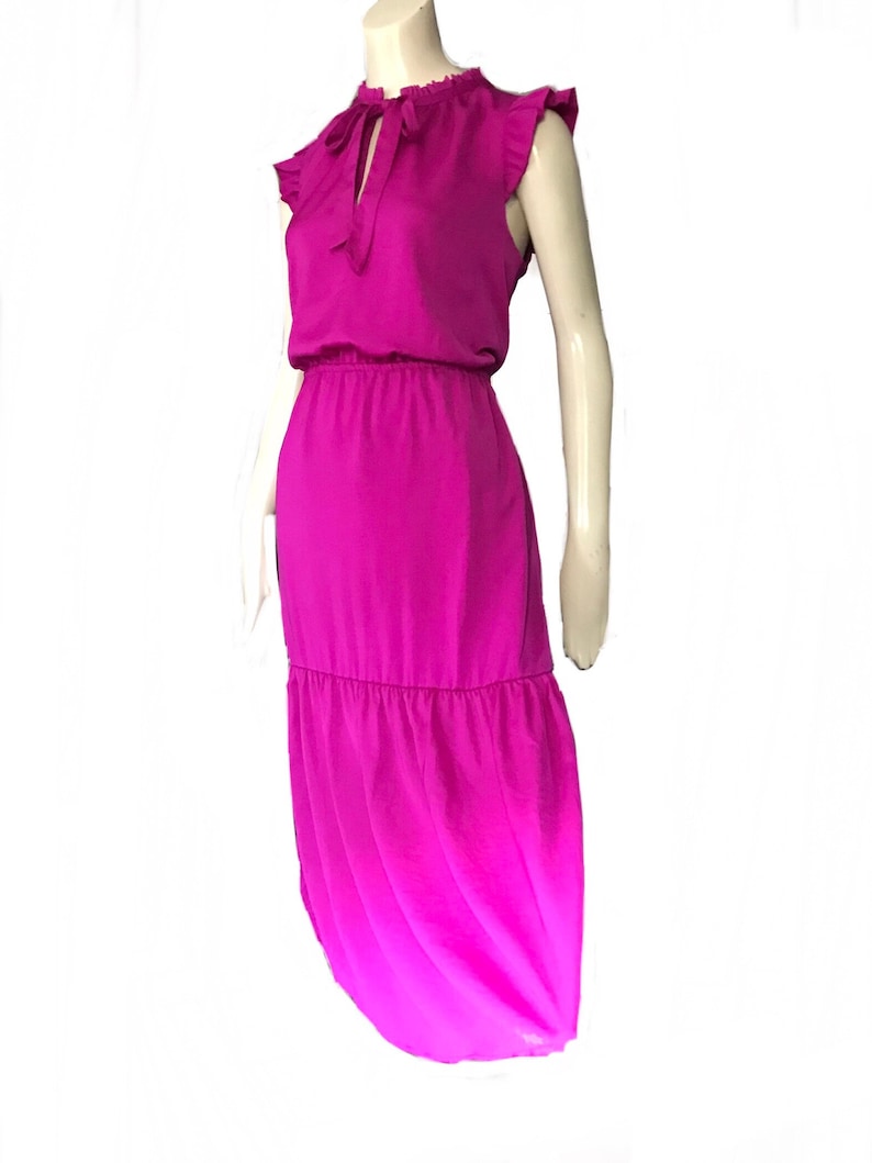 Vera for Anthropologieのコンフェッティミディドレス：60年代コットンサマーノベルティ 画像 10