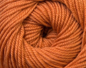 Knit Yarn, Wool DeLuxe Light Brown , 100% wool knit yarn, super bulky, 1 skein 100 gr