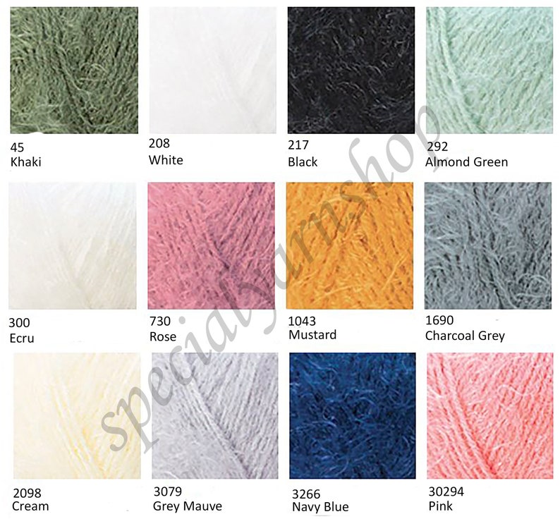 Cardigan Yarn Hat Yarn Eyelash Yarn NAKO Paris Yarn Pullover Yarn Winter Yarn 18 Skeins Shawl Yarn Clothes Yarn Acrylic Yarn