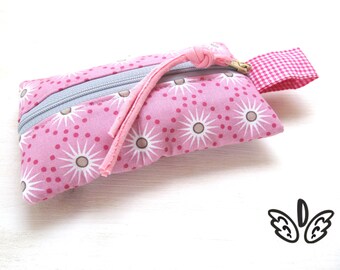 Tatüta Handkerchief Bag Mini Bag Medicine Bag Sun Star Sun Flowers Pink Pink Pink Pink