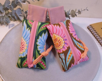 Tissue pouch / tissue bag / fabric bag / tissue holder / small fabric bag / pouch / graphic / patterned / gift / floral/