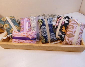 TATÜTA / colorful fabric tissue pouch / tissue bag / fabric bag / tissue holder / small fabric bag / pouch