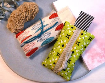 Tissue pouch / tissue box / fabric bag / tissue holder / small fabric bag / pouch / graphic / patterned / gift / souvenir