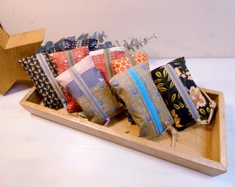 Water-repellent tissue pouch / Tissue bag / Fabric bag / Tissue case / Small fabric bag / Pouch / Wet bag / Mini bag /