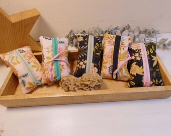 TATÜTA / colorful fabric tissue pouch / tissue bag / fabric bag / tissue holder / small fabric bag / pouch