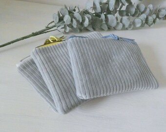 Purse Mini purse Medication purse Mini purse Plaster purse wide cord Cord light gray Color choice Zipper