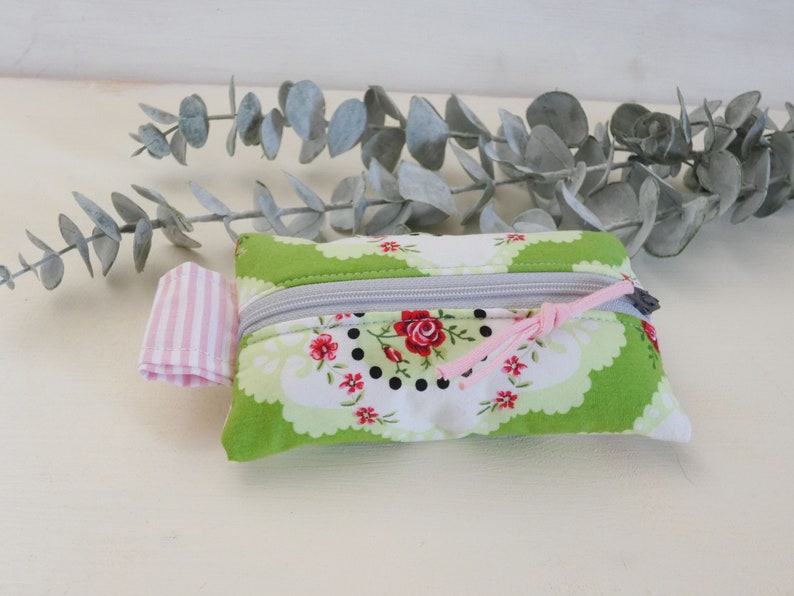 Colorful handkerchief bags or Tatütas made of cotton fabric stylish and practical bags for women Rose Roses image 4