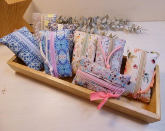 Tissue pouch / tissue bag / fabric bag / tissue holder / small fabric bag / pouch / graphic / patterned / gift / floral/