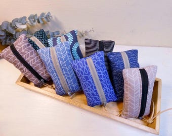 TATÜTA / colorful fabric tissue pouch / tissue bag / fabric bag / tissue holder / small fabric bag / pouch