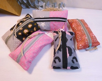 Water-repellent tissue pouch / tissue bag / fabric bag / tissue case / small fabric bag / pouch / wet bag / mini bag